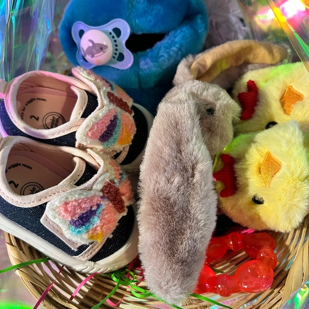 Infant Easter Basket – Vintage Cookie Monster, Booties,